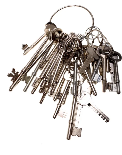 Klucze na kluczy — Zdjęcie stockowe