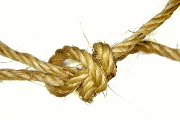 Knot in ropes — Stock Photo, Image