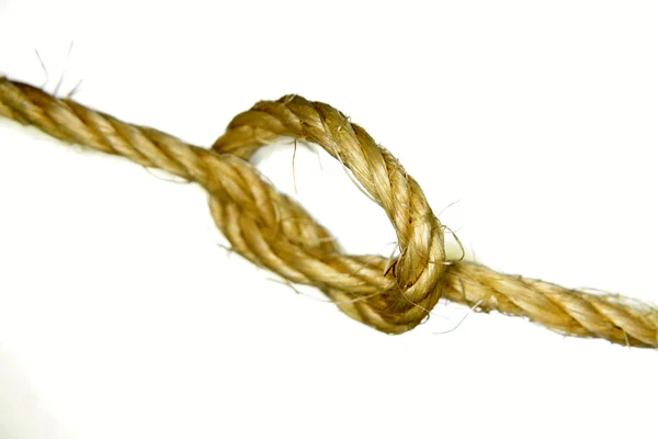 Вузол в мотузку — стокове фото