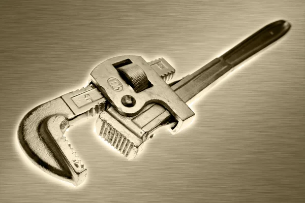 Υδραυλικοί γαλλικό κλειδί — Φωτογραφία Αρχείου