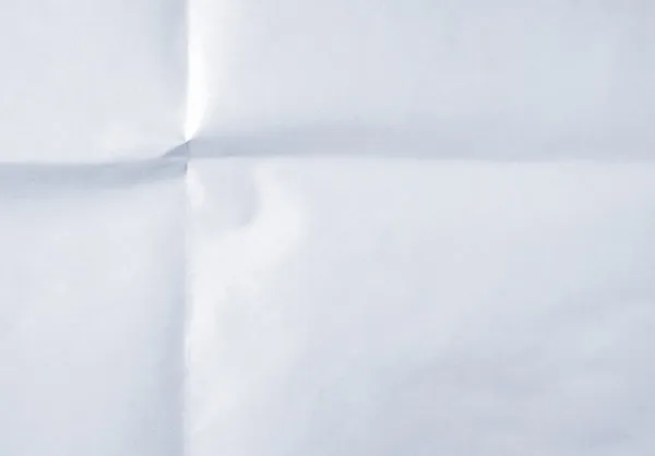Linhas de vinco em papel azul em branco — Fotografia de Stock