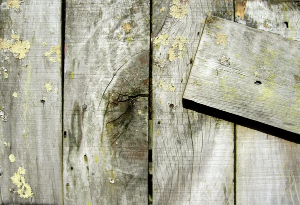 Closeup σανίδων παλιό ξύλινο φράχτη — ストック写真