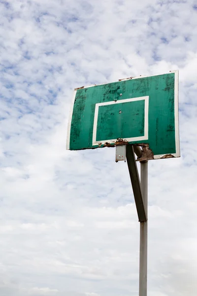 Używany stojak do koszykówki — Zdjęcie stockowe