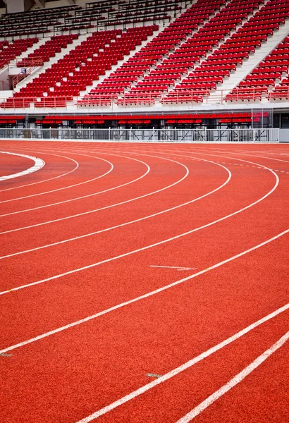 Laufstrecke für die Leichtathletik — Stockfoto