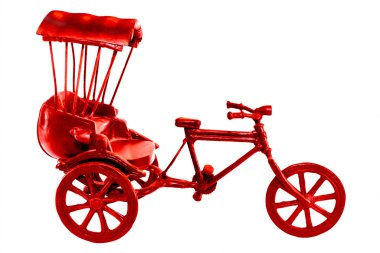 üç tekerlekli bisiklet antika metal oyuncak