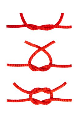 Scout series : reef knot or square knot clipart