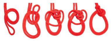 Knot series : bowline on a bight clipart