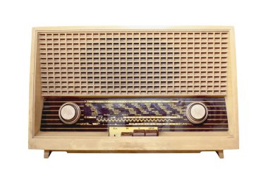 eski vintage tüp radyo