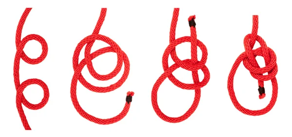 Knot series : triple bowline — Stock Photo, Image