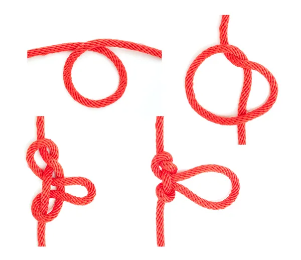 Knot series : manharness knot — Stock Photo, Image