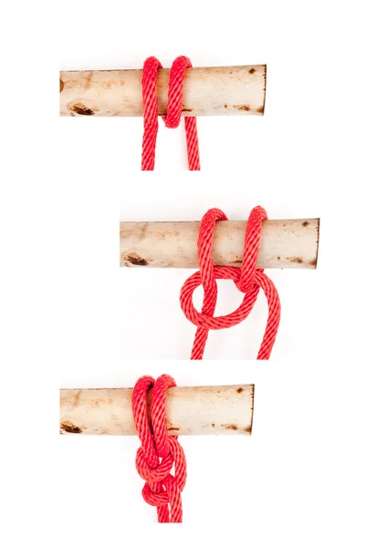 Knot series : anchor knot — Stock Photo, Image