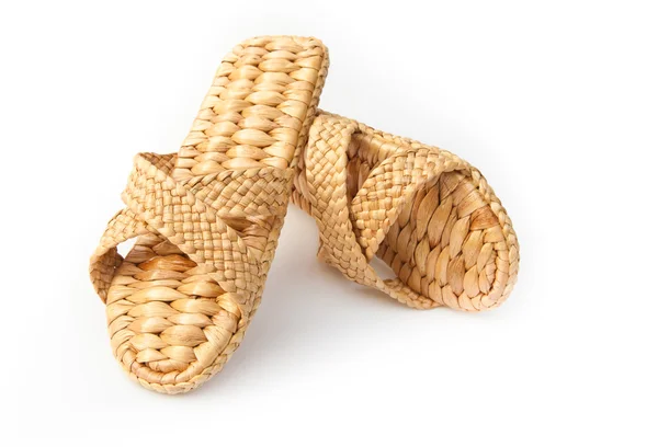 Handgemaakte slippers — Stockfoto
