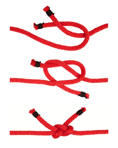 Knot series : sheet knot Stock Photo