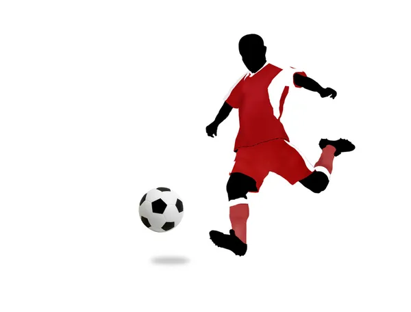 Futbol oyuncusu — Stok Vektör
