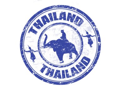 Thailand stamp clipart