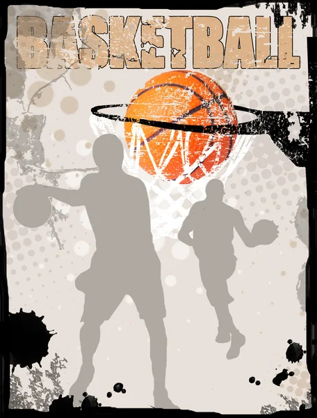 Fondo de baloncesto — Archivo Imágenes Vectoriales