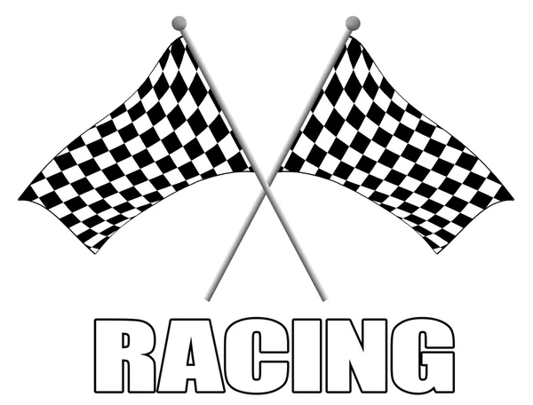 Racing affisch — Stock vektor