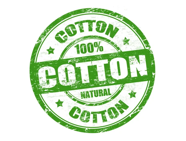Sello de algodón — Vector de stock