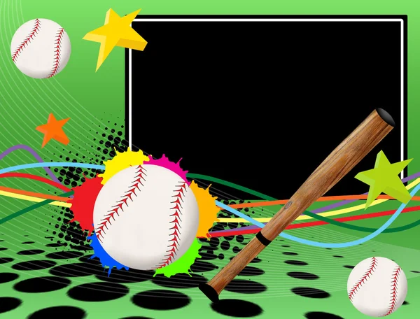 Baseball-Plakat — Stockvektor