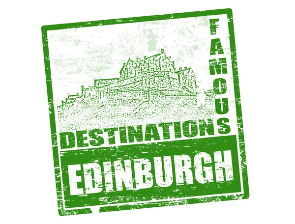 Edinburgh stamp — Stock Vector