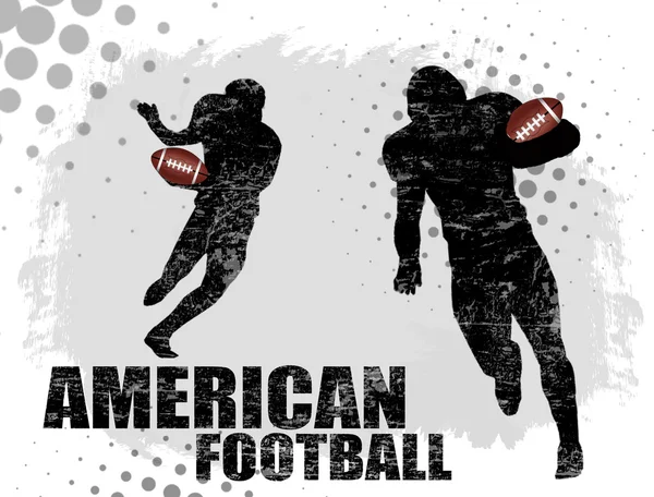 Αμερικάνικη αφίσα ποδοσφαίρου — Διανυσματικό Αρχείο