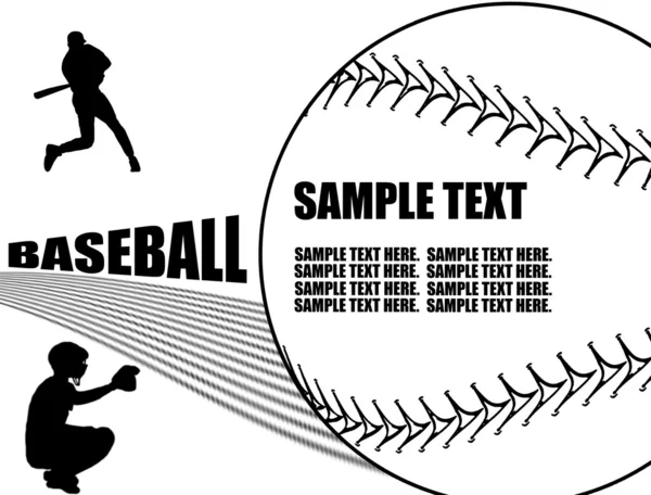 Manifesto del baseball — Vettoriale Stock