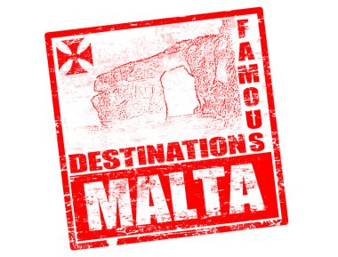 Malta stamp clipart