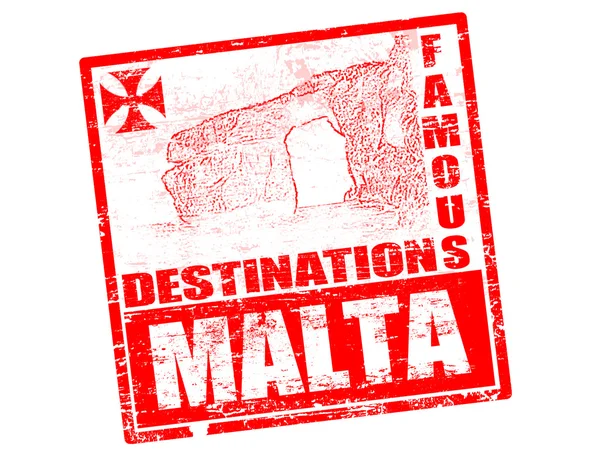 Malta razítko — Stockový vektor