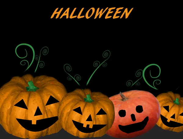 Dynie Halloween — Wektor stockowy