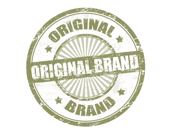 Original brand stamp — Stock Vector