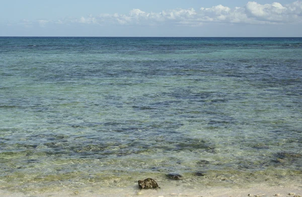 Карибские пляжи Мексики — стоковое фото