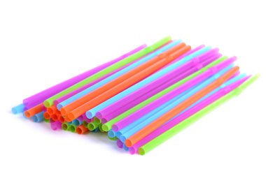 Straw on white clipart