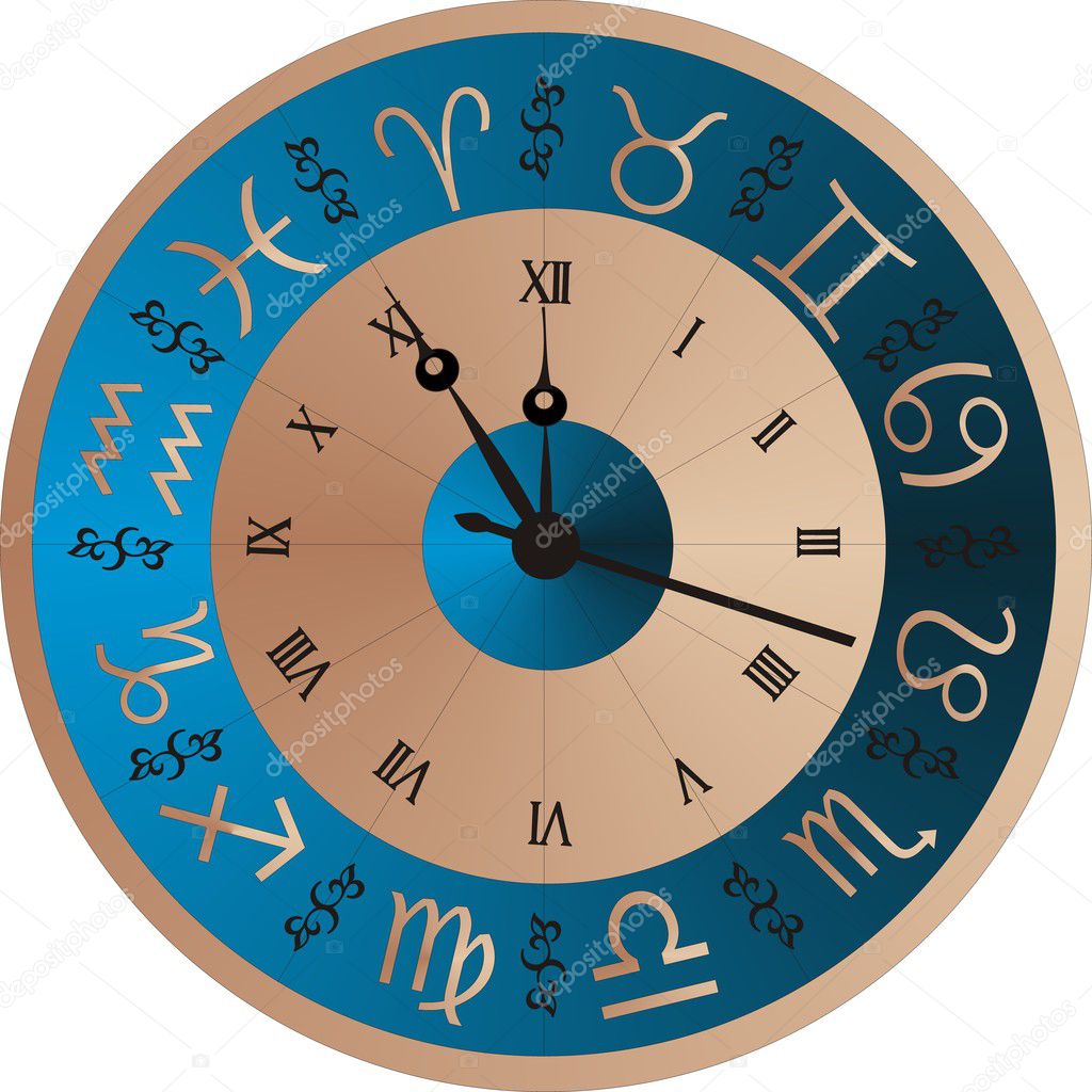 Vector clock zodiac