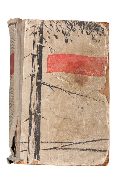 Starodawny stary uszkodzony książki — Zdjęcie stockowe