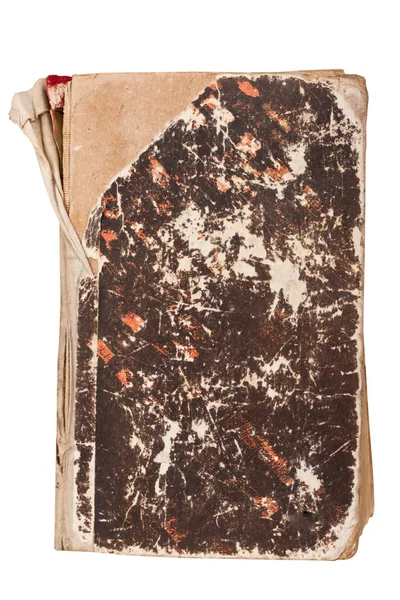 Винтажная старая скомканная книга — стоковое фото