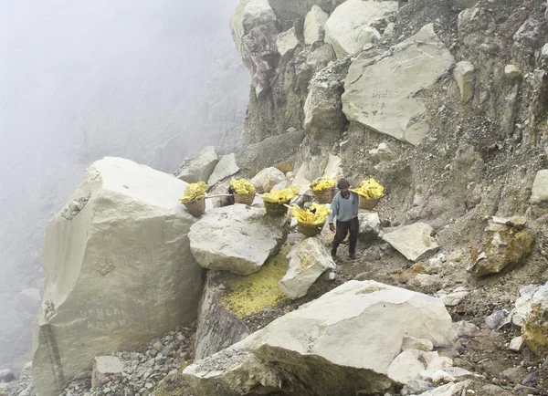 stock image IJEN VOLCANO, INDONESIA