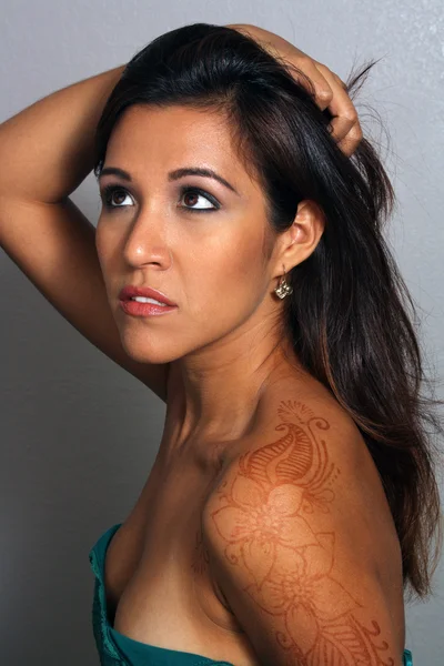 Beautiful Latina, Headshot (3) — Stock Photo, Image