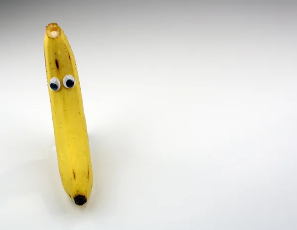 Banana engraçada com olhos (1 ) — Fotografia de Stock