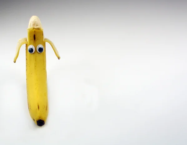 Banana divertente con gli occhi (2 ) — Foto Stock