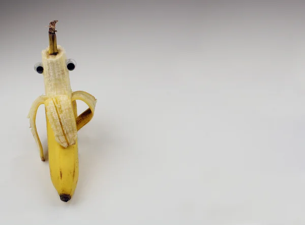 Banana divertente con gli occhi (5 ) — Foto Stock