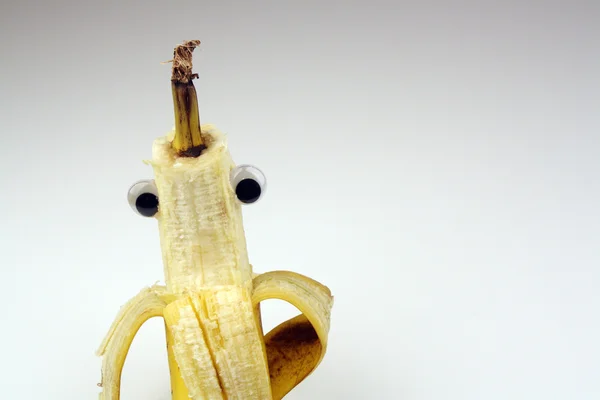 Banana amuzantă cu ochi (6 ) — Fotografie, imagine de stoc