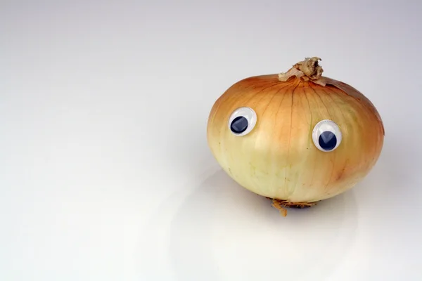 Sweet Yellow Onion with Doll Eyes (3) — Stock Photo, Image