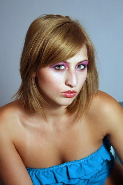 Hermosa rubia Headshot (3 ) — Foto de Stock