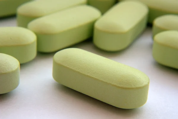 Garść tabletek — Zdjęcie stockowe