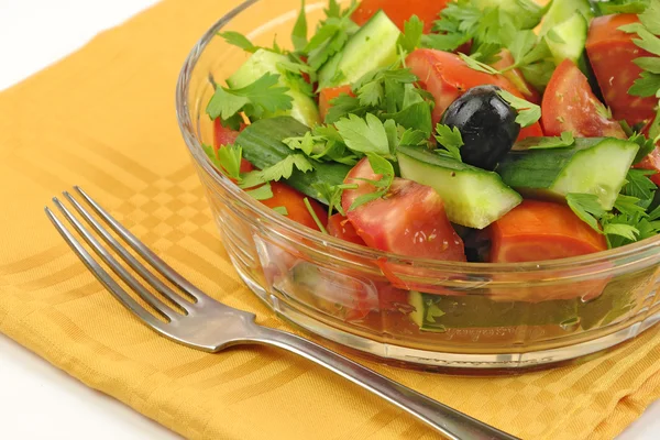 Macedonian salad close up — Stock Photo, Image