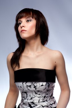 güzel bir kız, portre studio