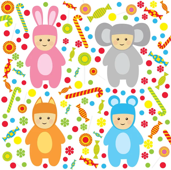 Stock vector little babys