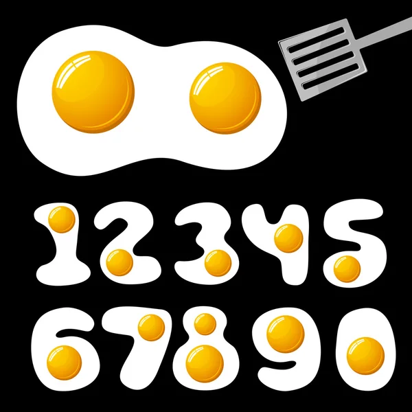Huevos alfabeto — Vector de stock