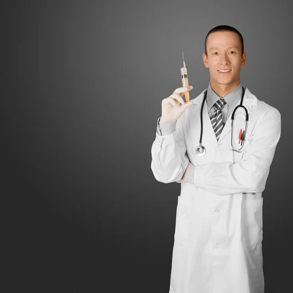Young doctor man with stethoscope — Stock Photo, Image