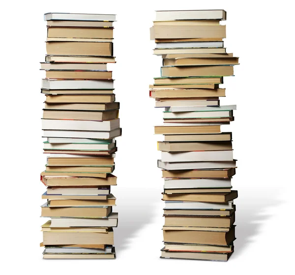 Viele Bücher übereinander — Stockfoto